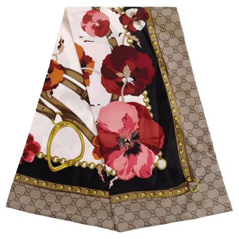 gucci gg guccissima scarf|original gucci silk scarf.